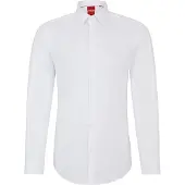 HUGO for man. 50484023 Kenno shirt white (43), Casual, Cotton, Long sleeve