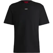 HUGO for man. 50488330 Dapolino T-shirt black (L), Casual, Cotton, Short sleeve