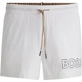 BOSS for man. 50469280 Mooneye swimming costume white (XL), Beachwear, Polyamide