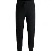 HUGO for man. 50489617 Straight fit trousers black (L), Casual, Cotton