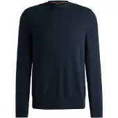 BOSS for man. 50508766 Asac navy jumper (M), Casual, Cotton