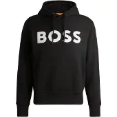 BOSS for man. 50523074 Hoodie Logo Oversize black (XXL), Casual, Cotton
