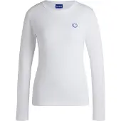 HUGO Daliria 10258980 Blue Pitkähihainen T-paita