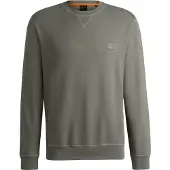 BOSS for man. 50509323 Sweatshirt Applique logo green (3XL), Casual, Cotton