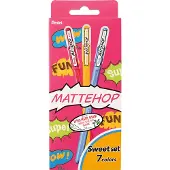 Pentel K110-V7STB Mattehop Gel Roller 1mm Sweet set of 7 kynä