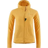 Klättermusen Women's Sigyn Hooded Zip Amber Gold Välikerrospuserot M