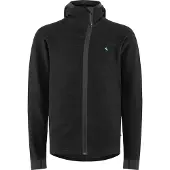 Klättermusen Men's Hödur Hooded Zip Black Välikerrospuserot XL