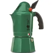 Bialetti Alpina -mutteripannu, 3 kuppia, alumiini, vihreä