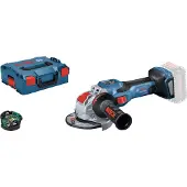 Bosch Kulmahiomakone GWX 18V-15 SC HMI, X-LOCK, runko ilman akkua ja laturia, L-BOXX