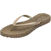 Ilse jacobsen Flip Flop With Glitter - Brown - 36