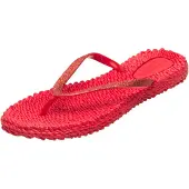 Ilse jacobsen Flip Flop With Glitter - Red - 36
