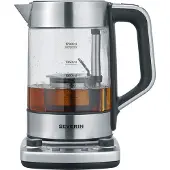 Severin 3422000 -vedenkeitin, 1,7 l, 3000 W, musta/ruostumaton teräs