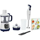 Tefal Yummy Gourmet HB55W4, Tehosekoitin, 0,8 L, 1,1 m, 600 W, Valkoinen