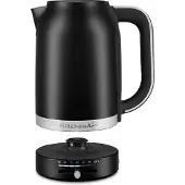 KitchenAid vedenkeitin lämpötilan säädöllä 1,7 L Black matte