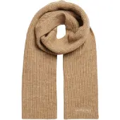Superdry Soft Rib Knit Scarf - Beige - ONE SIZE