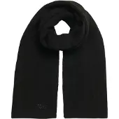 Superdry unisex. Y9310080A Scarf Soft black (OSFA), Casual, Cotton