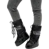 Moon Boot for woman. 80D1401680 Icon Glance Boots black (35/38), Flat, None, Casual, Snow