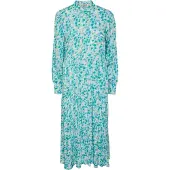Y.A.S Yasalira Ls Long Shirt Dress S. Noos - Blue - M