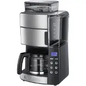 Russell Hobbs Grind & Brew kahvinkeitin kahvimyllyllä