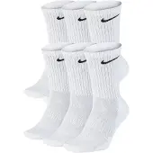 Nike Sukat Cushion 6-pack - Valkoinen/musta, koko XL: 46-50