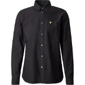 Lyle & Scott Plain Oxford Shirt - Black - XL
