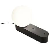 LedsC4 Led pöytävalaisin Perlina, himmennettävä, Musta, Olohuone/ruokailutila, Metalli, Moderni