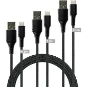 Speedlink USB-A-USB-C-kaapelisarja, musta
