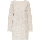 ONLY Onlanika Sequins Ls Bow Dress Wvn Cs - White - M