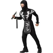 Atosa Ninja Child Child And Custom Musta 7-9 Years