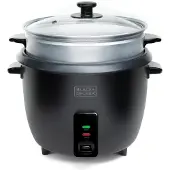Black & Decker 1,8L musta riisikeitin