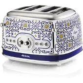 Ariete Capri 0156CA -leivänpaahdin, 4 viipaleita, valkoinen/vaaleansininen