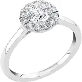 Midem Rome halo-timanttisormus 1,00ct MIWGL24104-185