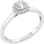Midem Rome halo-timanttisormus 0,50ct MIWGL24102-170