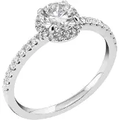 Midem Paris halo-timanttisormus 1,00ct MIWGL24107-165