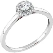 Midem Rome halo-timanttisormus 0,25ct MIWGL24101-160