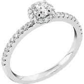 Midem Paris halo-timanttisormus 0,50ct MIWGL24105-160