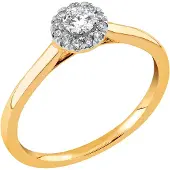 Midem Rome halo-timanttisormus 0,25ct MIGL24069-175