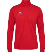 Hummel Hmlauthentic Half Zip Sweat - Red - XXL