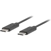 Lanberg USB 2.0 Type-C -kaapeli M/M 1m musta