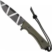 Acta Non Verba ANV P250 P250-002 Cerakote Black Camo Sleipner, Olive GRNPU, survival knife