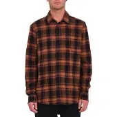 Volcom Baystone Flannel Paita black Koko S