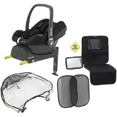 Maxi-Cosi CabrioFix i-Size Turvakaukalo + Telakka + Lisäosapaketti, Black