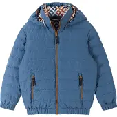 Reima Kids' Down Jacket Finnoo Blue Ocean Untuvatakit lämminvuoratut 122