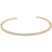 Sno of sweden Naomi small stone cuff rannekoru kullanvärinen/kirkas 1334-3200251