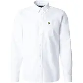 Lyle & Scott Plain Oxford Shirt - White - M