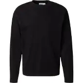 Weekday Loose Boxy Long-Sleeved T-Shirt - Black - L