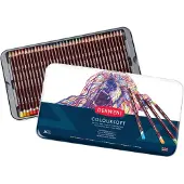 Derwent Coloursoft -värikynälajitelma, 36 kynää