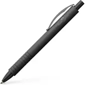 Faber-Castell Essentio, Klipsi, Kuulakärkikynä klikkausmekanismilla, Musta, Blackberry Bold (148427)