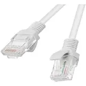 Lanberg PCU5-10CC-3000-S, 30 m, Cat5e, U/UTP (UTP), RJ-45, RJ-45, Valkoinen