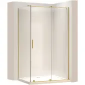 REA suihkukaappi Montana Gold Brush 120x80